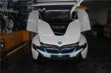 宝马BMWi8施工透明保护膜,欧卡改装网,汽车改装