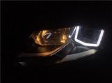 大众朗逸车灯升级专用双色U型日行灯 米石LED双光透镜,欧卡改装网,汽车改装
