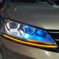 速腾车灯升级米石三周年纪念版LED透镜,欧卡改装网,汽车改装