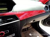 奔驰C级改装红色碳纤维内饰装饰板,欧卡改装网,汽车改装