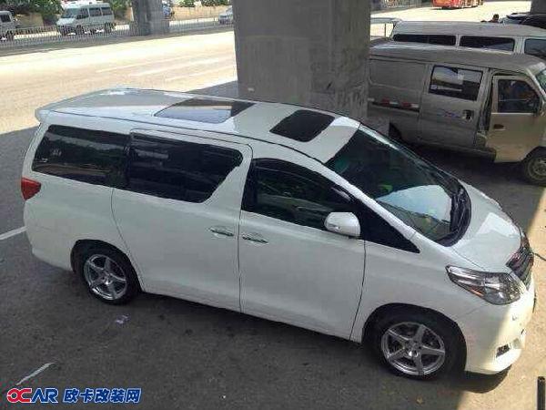 欧卡改装网,改装案例,丰田埃尔法改装轮毂