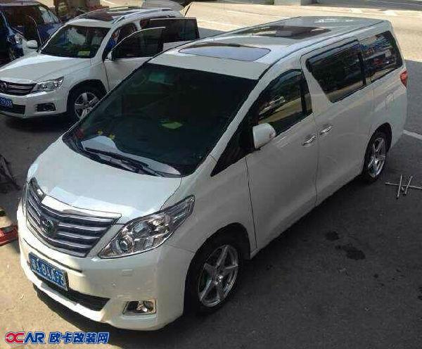 欧卡改装网,改装案例,丰田埃尔法改装轮毂