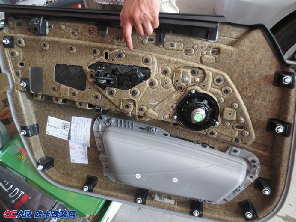欧卡改装网,改装案例,宝马525音响改装 德国曼斯特EV4008 郑州卡卡汽车音响