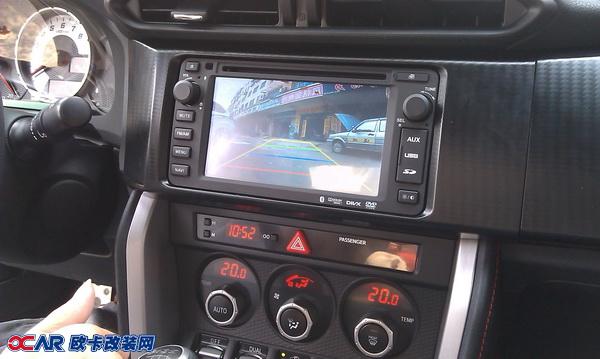 欧卡改装网,改装案例,湘潭第一台丰田86安装先锋专车专用导航