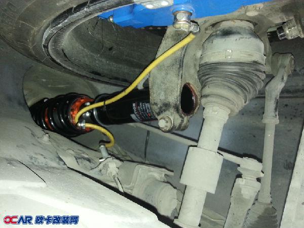 欧卡改装网,改装案例,沃尔沃S40 ASPEC排气 UP卡钳 KSPORT悬挂