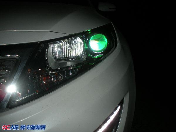 欧卡改装网,改装案例,起亚K5汽车灯光升级